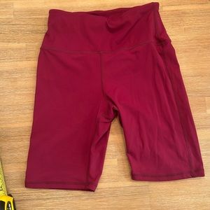 Beach Bunny, Maroon workout shorts, size small